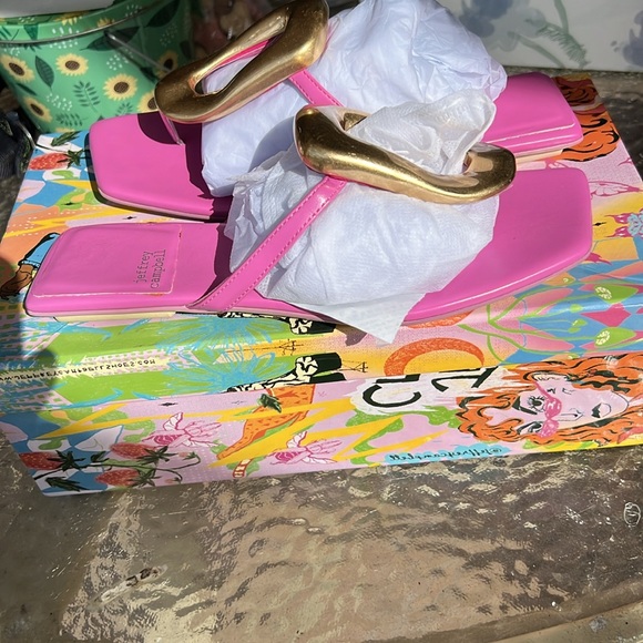 Jeffrey Campbell gorgeous slides, size 6 BNWT - Picture 8 of 9